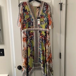 Bcbg asymmetrical dress